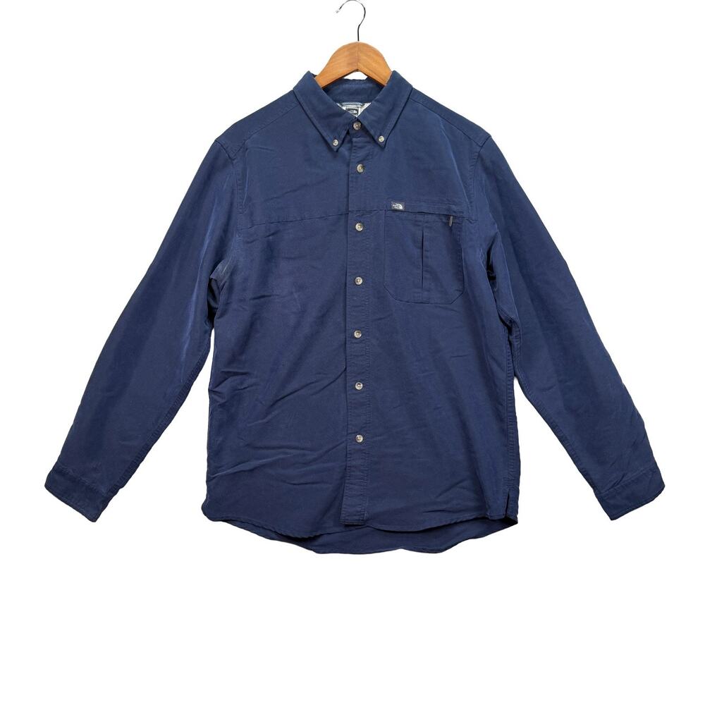 The North Face Shirt Men's Blue Syncline Modal Button Up Long Sleeve sz M